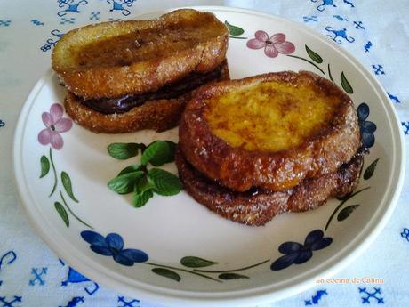 Torrijas de chocolate