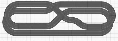 Nº 1350 al 1352. Circuitos con solo rectas y curvas standard en 3x1