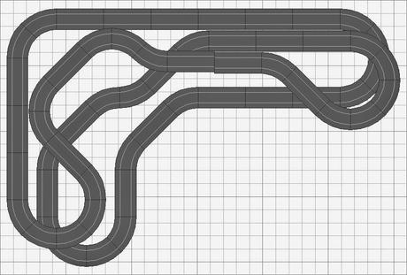 Nº 1350 al 1352. Circuitos con solo rectas y curvas standard en 3x1