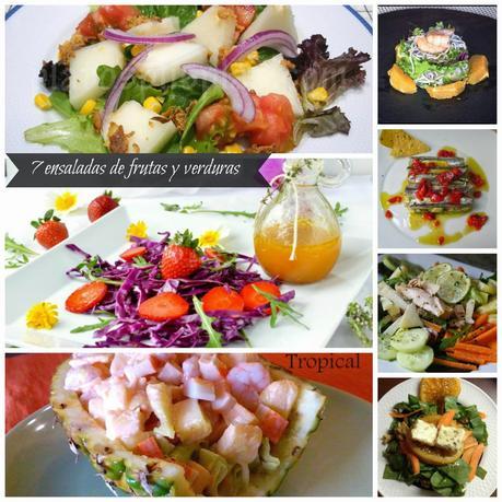 7 ensaladas de frutas y verduras