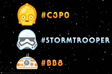 Star Wars y sus emojis en Twiter. ¡Conócelos y tuitea con a todos!