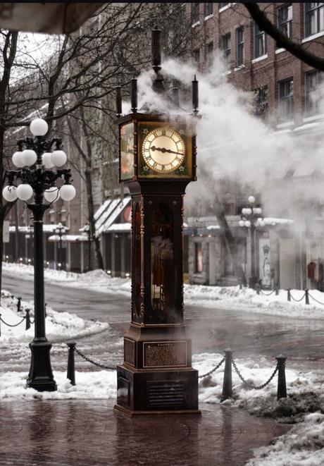 Steam Clock. El reloj de vapor de Vancouver