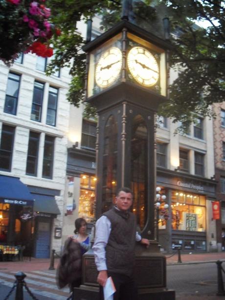 Steam Clock. El reloj de vapor de Vancouver