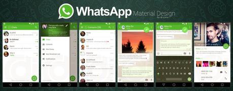 WhatsApp se actualiza al Material Design