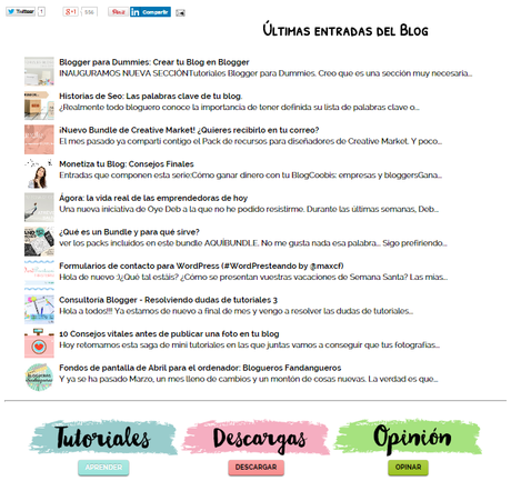 Tutoriales Blogger para Dummies: Tu Idea