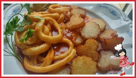 *Calamares en salsa americana (thermomix)