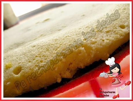 *Base de bizcocho express para tartas (thermomix y microondas)