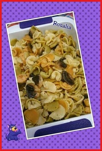 *Espirales con champiñones salteados (tradicional)