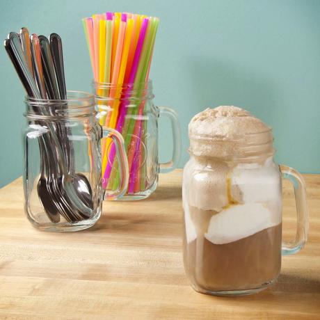 Mason Jars en Tape Pink