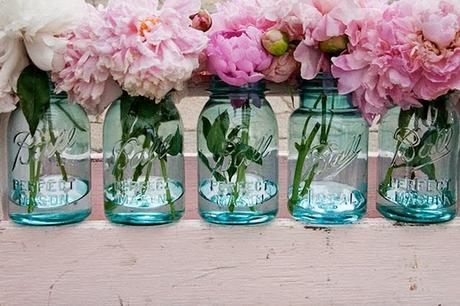 Mason Jars en Tape Pink