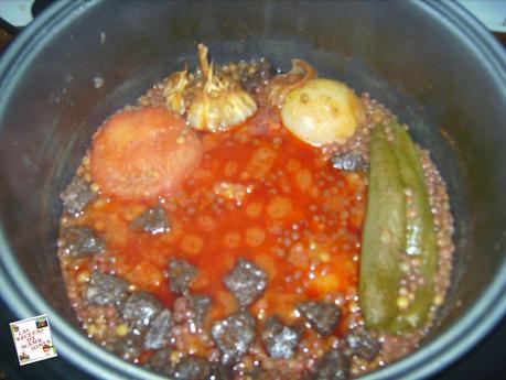 LENTEJAS CON CHORIZO Y MORCILLA EN MI OLLA ERIKA