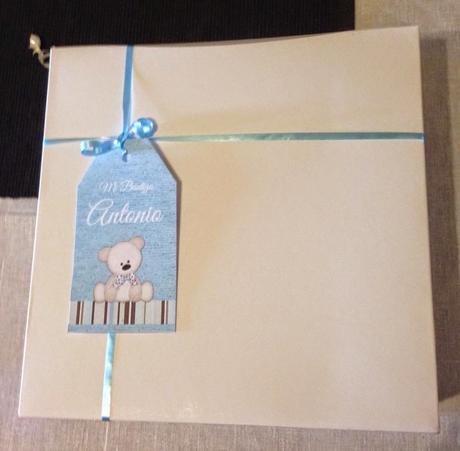 Galletas para bautizo de niño en fondant