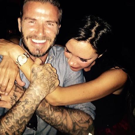 Victoria y David Beckham