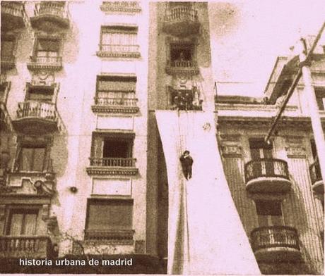 Incendio en la calle de Alcalá. Madrid, 1930