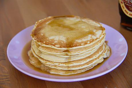 Tortitas con Sirope de Arce