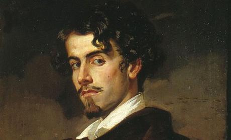 Gustavo Adolfo Bécquer en un retrato de su hermano Valeriano.