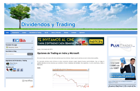 Operación de estética en Dividendos y Trading