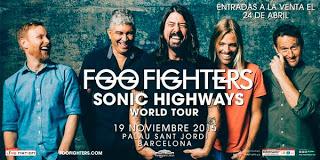 Foo Fighters actuarán el 19 de noviembre en el Palau Sant Jordi de Barcelona