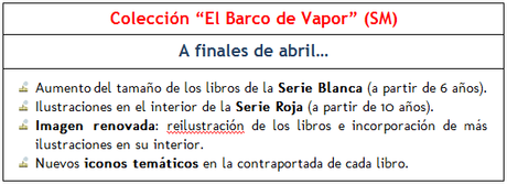 ¡El Barco de Vapor se renueva!