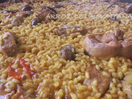 ARROZ DE LA MONTAÑA O PAELLA DE CONEJO Y CARACOLES