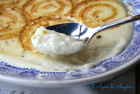 crema de arroz con leche, arroz con leche