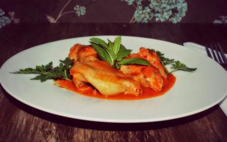 RISOTTO & MANITAS DE CERDO EN SALSA