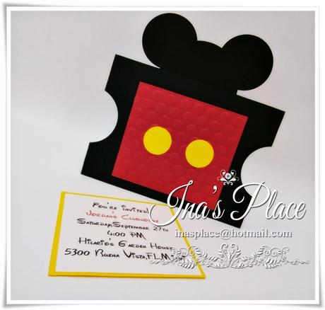 Mickey Mouse Invitaciones + Ideas de Fiestas Temática.