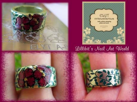 Placa de estampación Elyt A-8 + Dark Holo 503 de Colour Alike Placa de estampación Elyt A-8 + Dark Holo 503 de Colour Alike