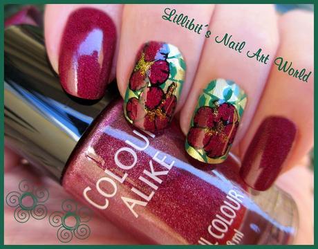 Placa de estampación Elyt A-8 + Dark Holo 503 de Colour Alike Placa de estampación Elyt A-8 + Dark Holo 503 de Colour Alike