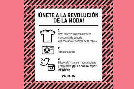 Quien hizo mi ropa Fashion Revolution Day