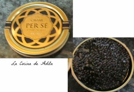 Verbena de ahumados y caviar