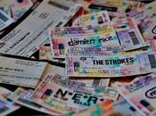 Entradas para conciertos rock