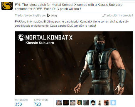 Trajes clásicos gratis junto al DLC de Mortal Kombat X Mortal Kombat X_EdBoon_Twitter_Trajes originales