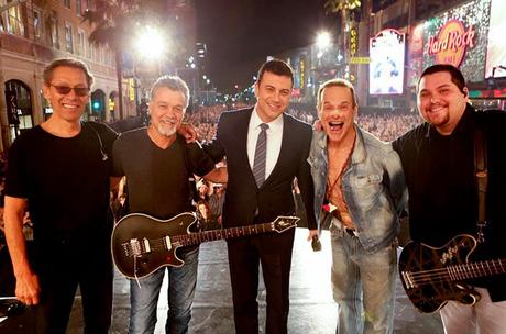 Van Halen on Hollywood Boulevard