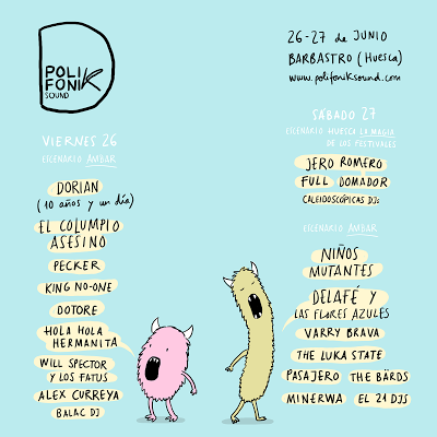 Distribución por días del Polifonik Sound 2015