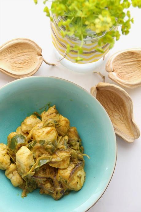 receta: pollo al curry -- recipe: curried chicken breats