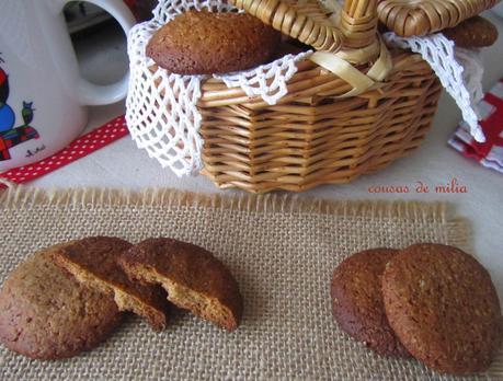 Galletas de avena y centeno con aceite de oliva