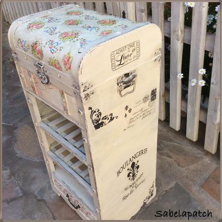 Mueble botellero restaurado