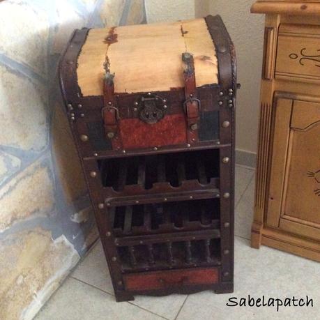Mueble botellero restaurado
