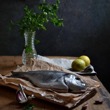 DORADA AL LIMÓN EN PAPILLOTE