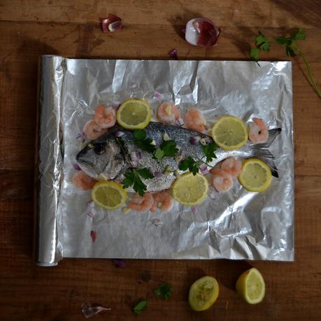 DORADA AL LIMÓN EN PAPILLOTE