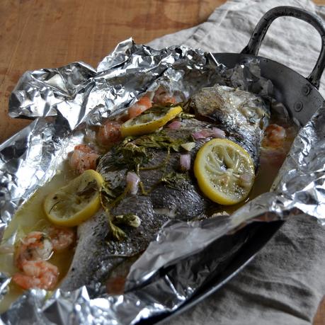 DORADA AL LIMÓN EN PAPILLOTE