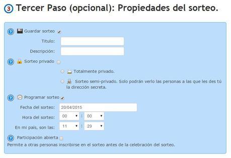 Realiza un sorteo con Sortea2, fácil y rápido.