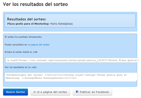 Realiza un sorteo con Sortea2, fácil y rápido.