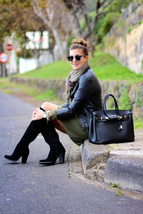 Khaki Oversize Dress