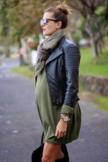 Khaki Oversize Dress