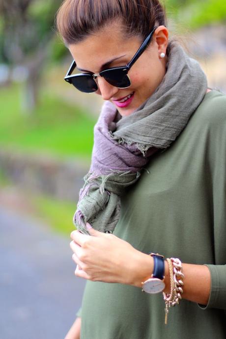 Khaki Oversize Dress