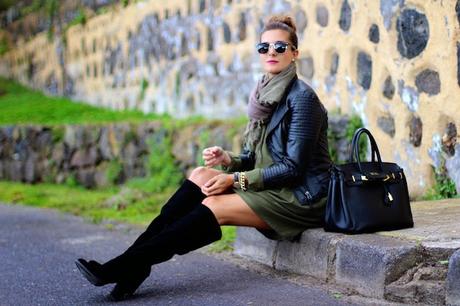 Khaki Oversize Dress
