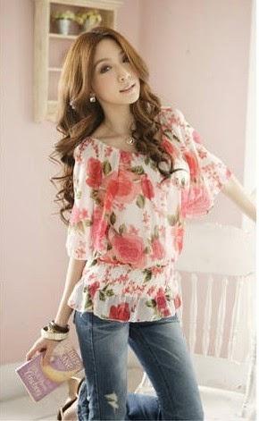 BLUSAS FLOREADAS