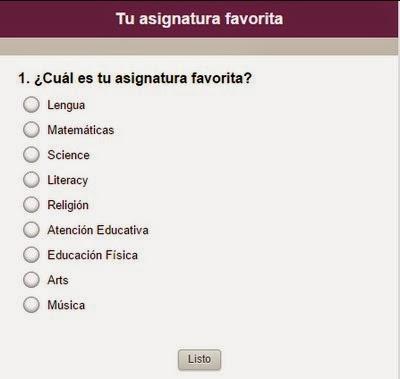 Nuestra encuesta (2): tu asignatura favorita